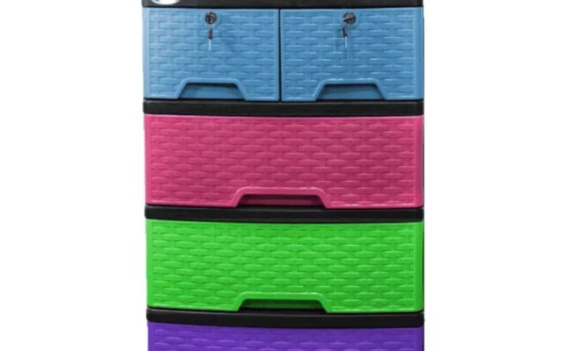 Gaveteros plásticos versátiles para organizar tu hogar en Guatemala